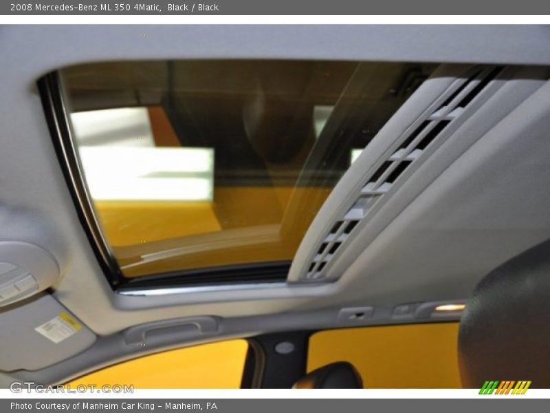 Black / Black 2008 Mercedes-Benz ML 350 4Matic