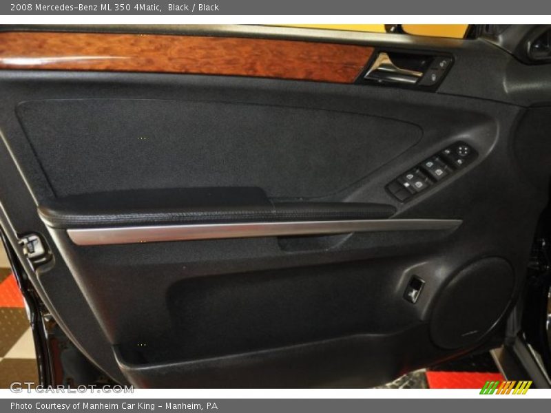 Black / Black 2008 Mercedes-Benz ML 350 4Matic