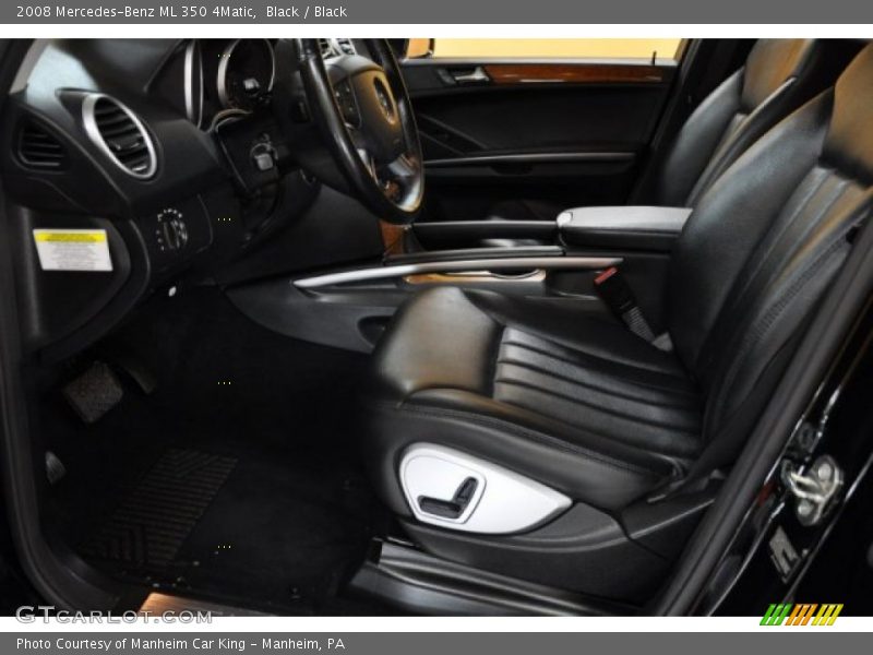 Black / Black 2008 Mercedes-Benz ML 350 4Matic
