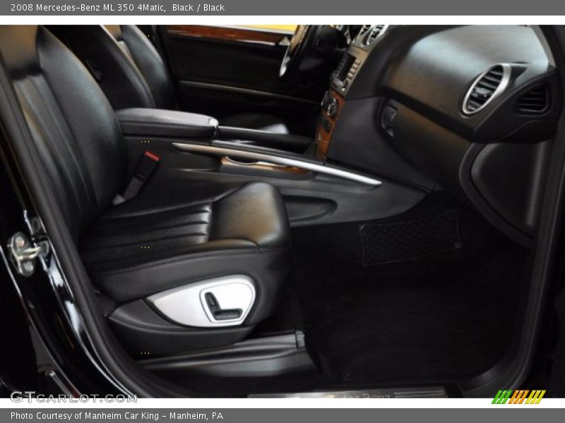 Black / Black 2008 Mercedes-Benz ML 350 4Matic