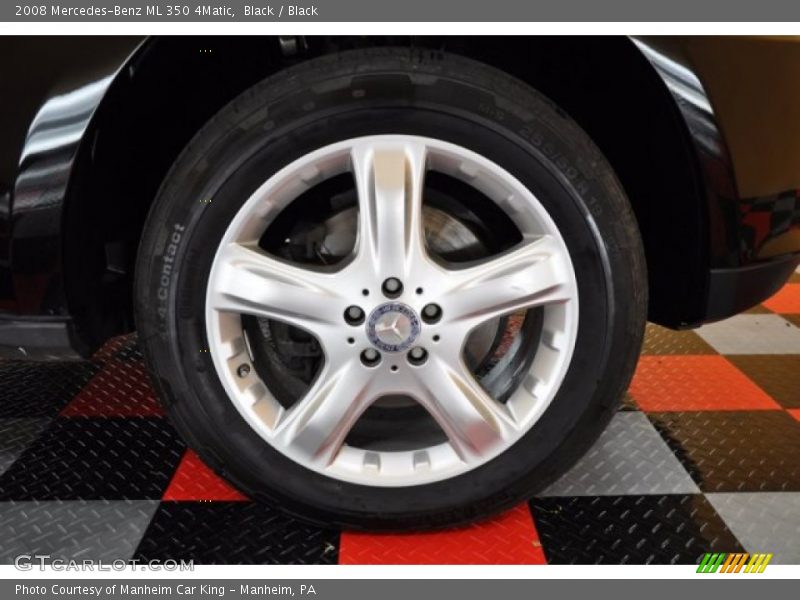 Black / Black 2008 Mercedes-Benz ML 350 4Matic