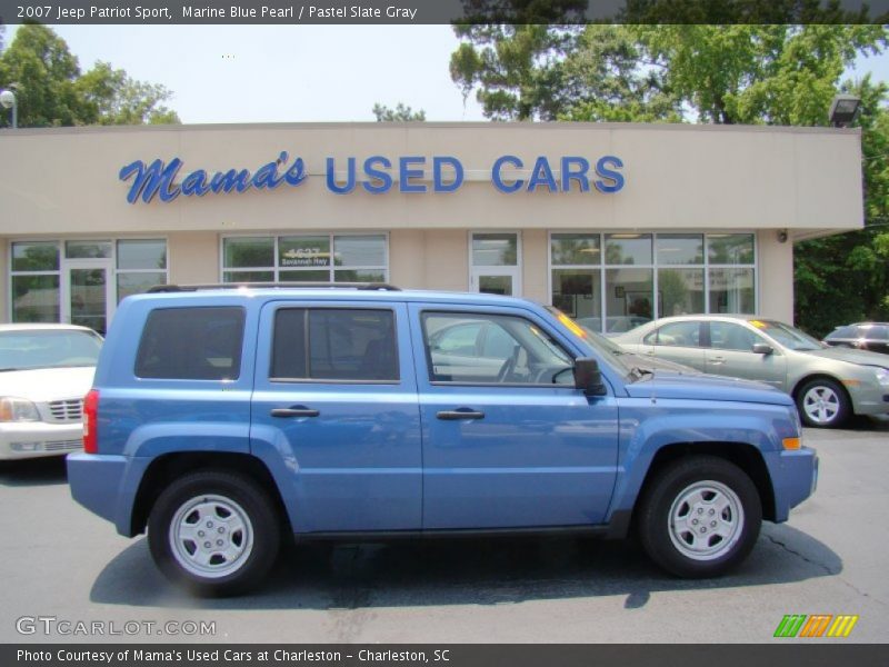 Marine Blue Pearl / Pastel Slate Gray 2007 Jeep Patriot Sport