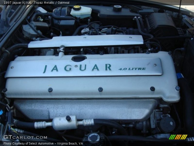 Topaz Metallic / Oatmeal 1997 Jaguar XJ XJ6