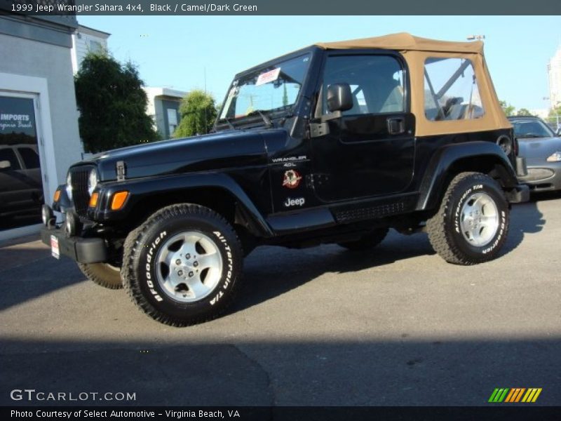 Black / Camel/Dark Green 1999 Jeep Wrangler Sahara 4x4