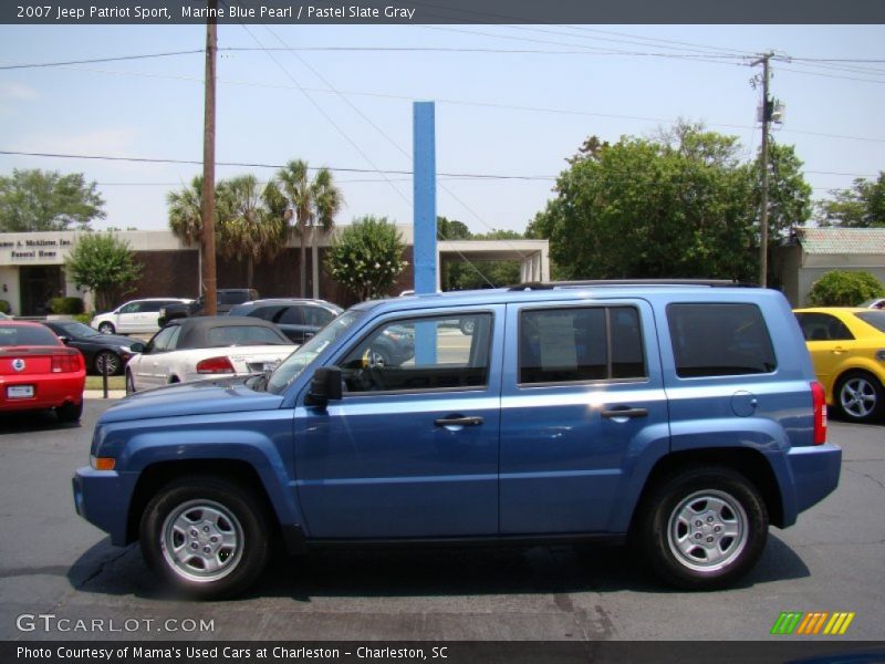 Marine Blue Pearl / Pastel Slate Gray 2007 Jeep Patriot Sport