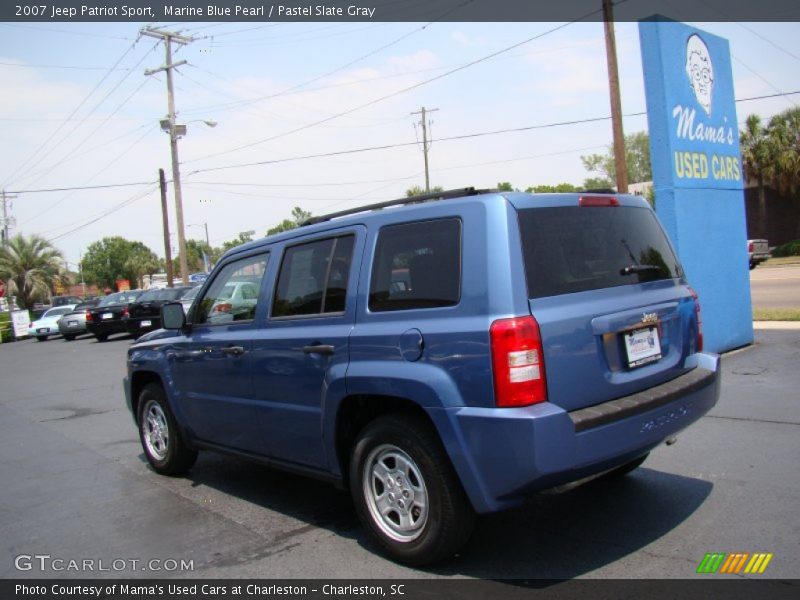 Marine Blue Pearl / Pastel Slate Gray 2007 Jeep Patriot Sport