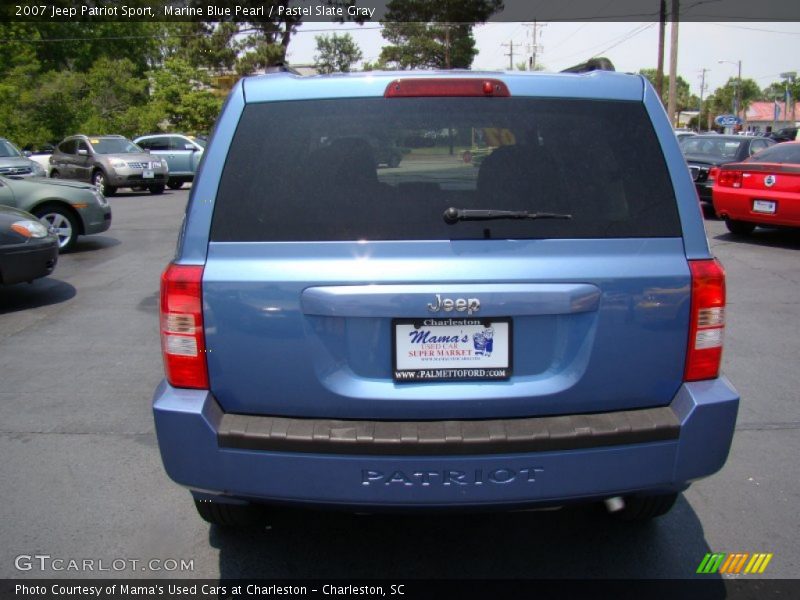 Marine Blue Pearl / Pastel Slate Gray 2007 Jeep Patriot Sport