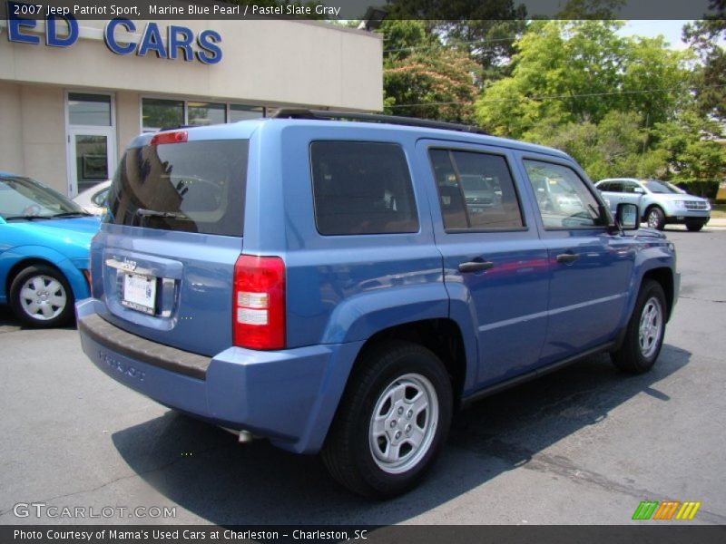 Marine Blue Pearl / Pastel Slate Gray 2007 Jeep Patriot Sport