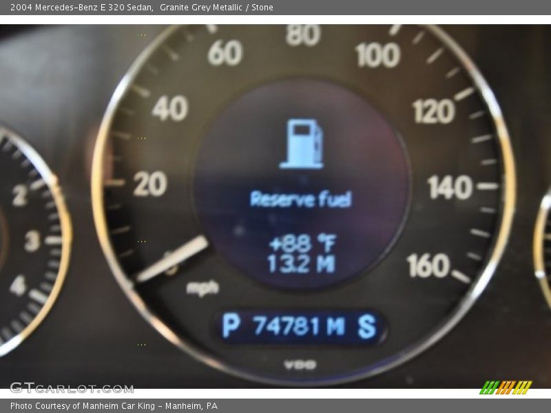 Granite Grey Metallic / Stone 2004 Mercedes-Benz E 320 Sedan