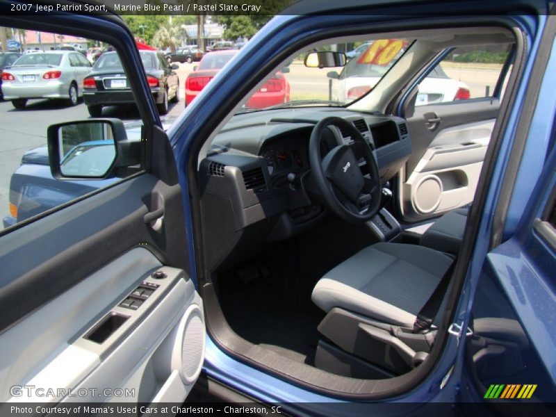 Marine Blue Pearl / Pastel Slate Gray 2007 Jeep Patriot Sport