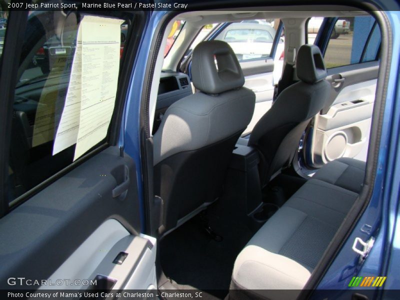 Marine Blue Pearl / Pastel Slate Gray 2007 Jeep Patriot Sport