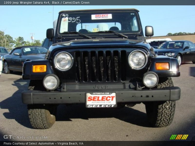 Black / Camel/Dark Green 1999 Jeep Wrangler Sahara 4x4