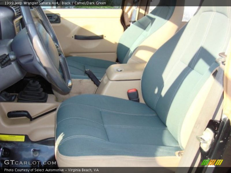 Black / Camel/Dark Green 1999 Jeep Wrangler Sahara 4x4