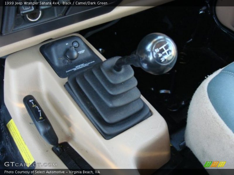 Black / Camel/Dark Green 1999 Jeep Wrangler Sahara 4x4