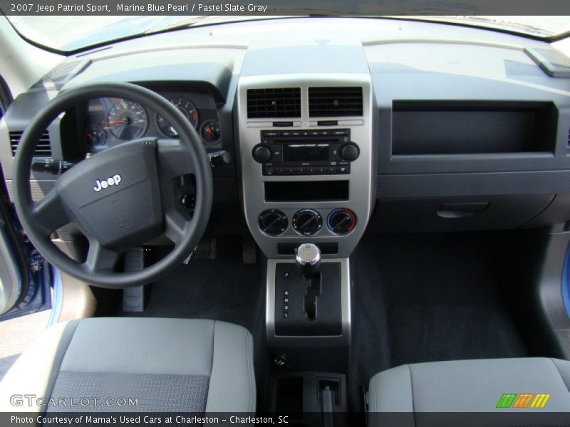Marine Blue Pearl / Pastel Slate Gray 2007 Jeep Patriot Sport