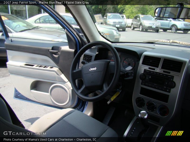 Marine Blue Pearl / Pastel Slate Gray 2007 Jeep Patriot Sport