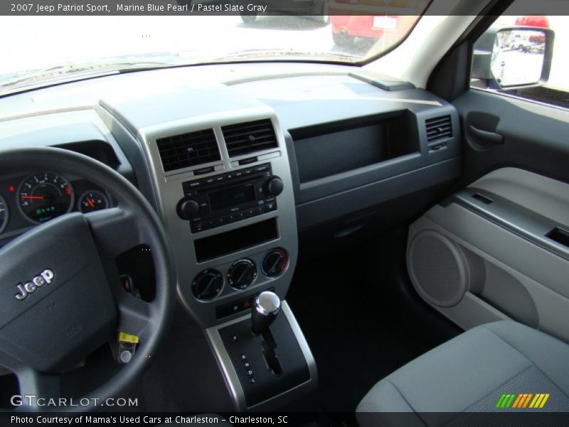 Marine Blue Pearl / Pastel Slate Gray 2007 Jeep Patriot Sport