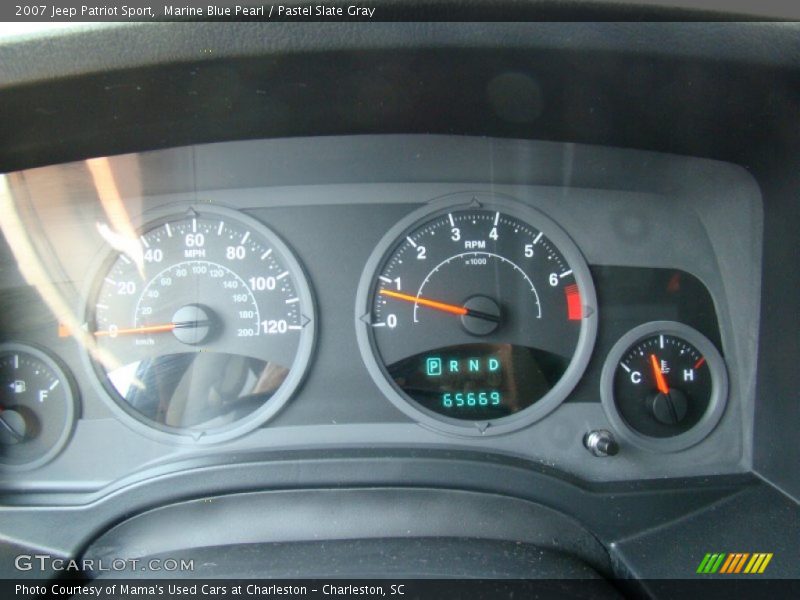 Marine Blue Pearl / Pastel Slate Gray 2007 Jeep Patriot Sport