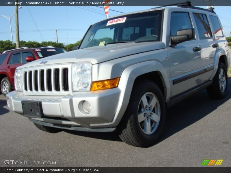 Bright Silver Metallic / Medium Slate Gray 2006 Jeep Commander 4x4