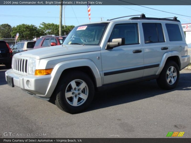 Bright Silver Metallic / Medium Slate Gray 2006 Jeep Commander 4x4