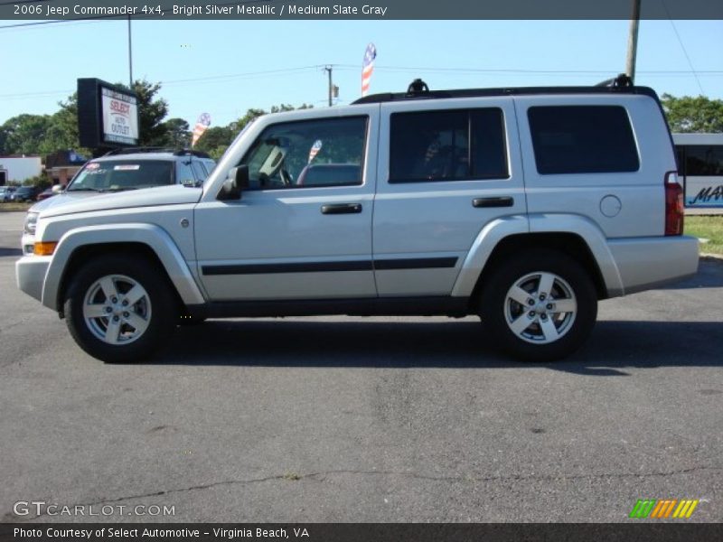 Bright Silver Metallic / Medium Slate Gray 2006 Jeep Commander 4x4