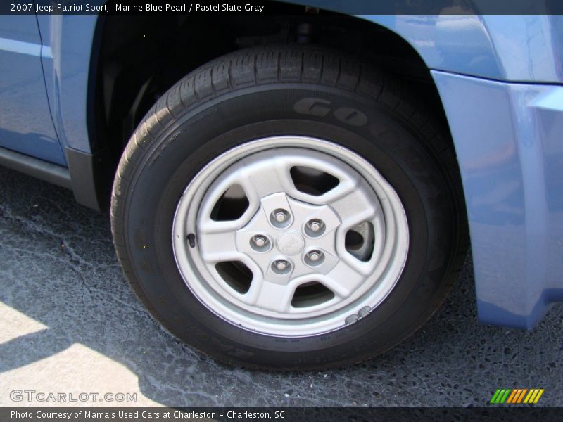 Marine Blue Pearl / Pastel Slate Gray 2007 Jeep Patriot Sport