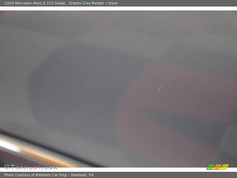 Granite Grey Metallic / Stone 2004 Mercedes-Benz E 320 Sedan