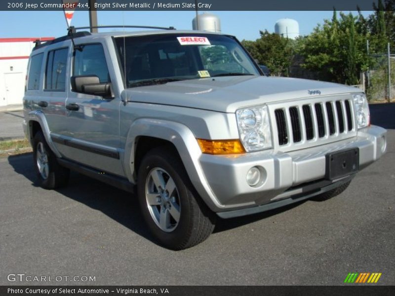 Bright Silver Metallic / Medium Slate Gray 2006 Jeep Commander 4x4