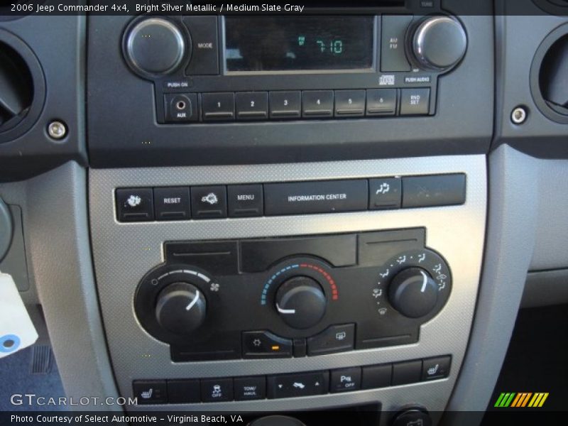 Bright Silver Metallic / Medium Slate Gray 2006 Jeep Commander 4x4