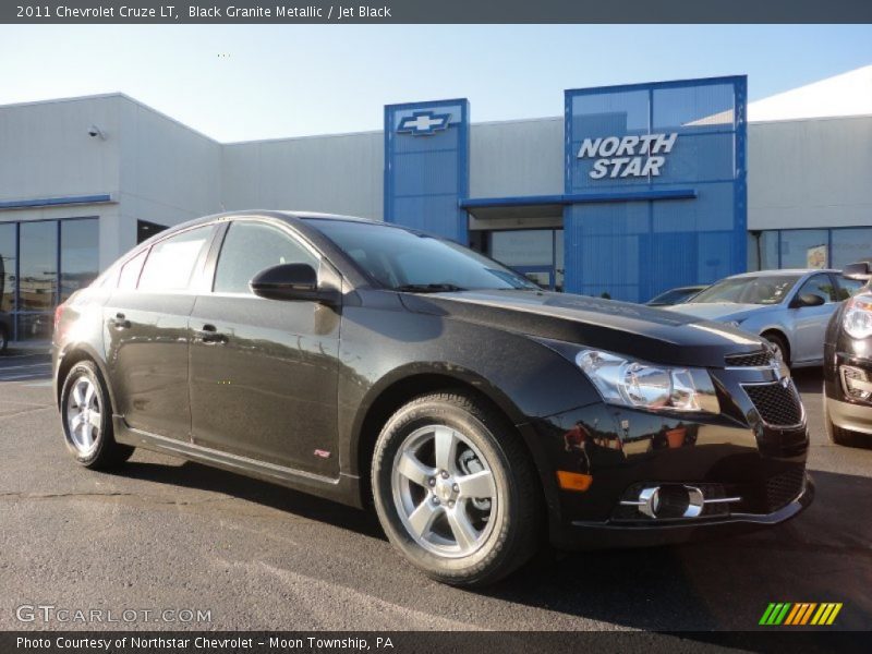 Black Granite Metallic / Jet Black 2011 Chevrolet Cruze LT