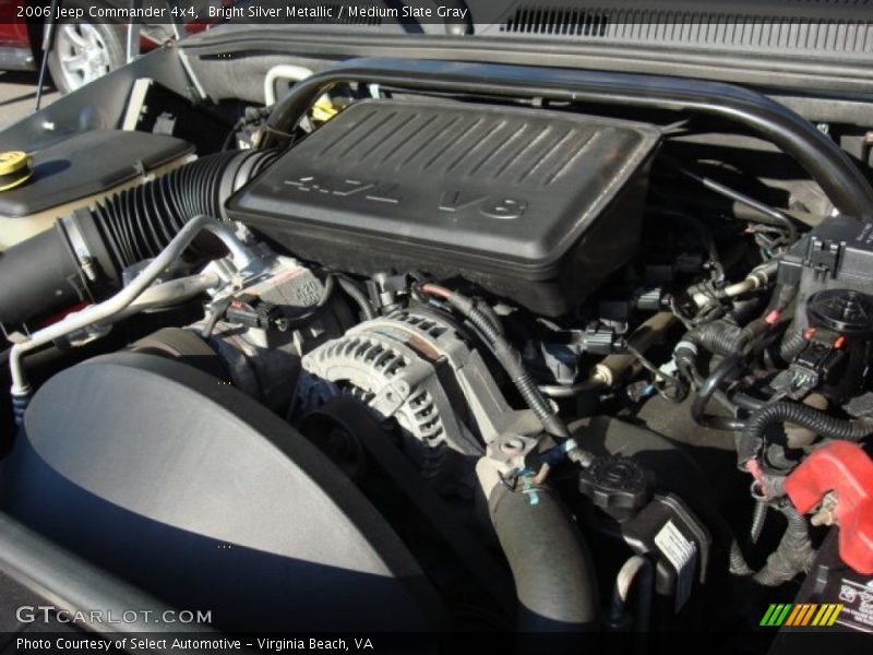 Bright Silver Metallic / Medium Slate Gray 2006 Jeep Commander 4x4