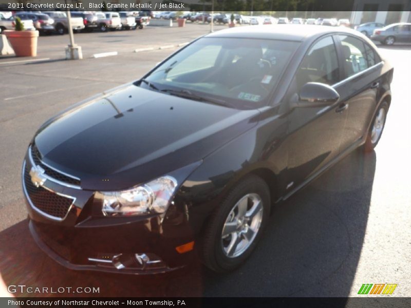 Black Granite Metallic / Jet Black 2011 Chevrolet Cruze LT