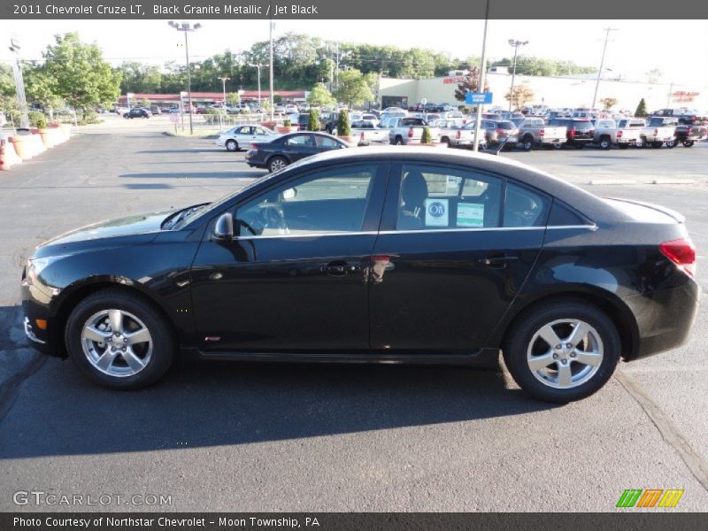Black Granite Metallic / Jet Black 2011 Chevrolet Cruze LT