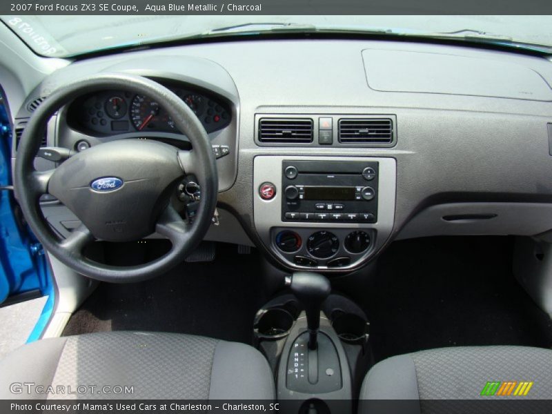 Aqua Blue Metallic / Charcoal 2007 Ford Focus ZX3 SE Coupe