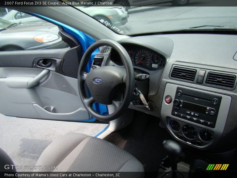 Aqua Blue Metallic / Charcoal 2007 Ford Focus ZX3 SE Coupe