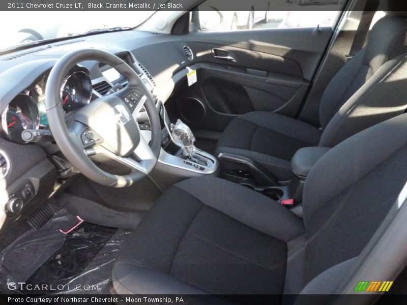 Black Granite Metallic / Jet Black 2011 Chevrolet Cruze LT