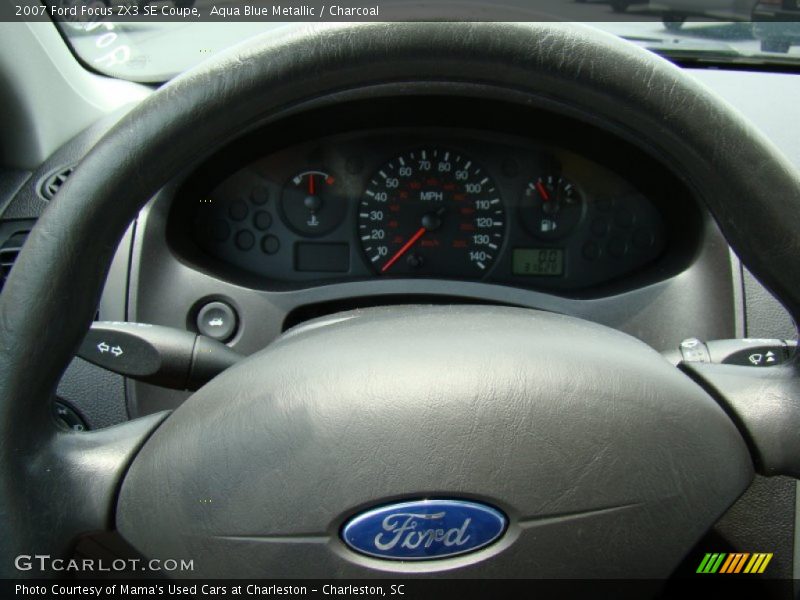 Aqua Blue Metallic / Charcoal 2007 Ford Focus ZX3 SE Coupe