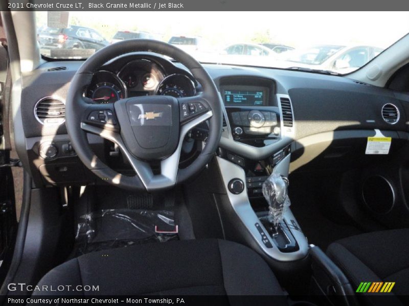 Black Granite Metallic / Jet Black 2011 Chevrolet Cruze LT