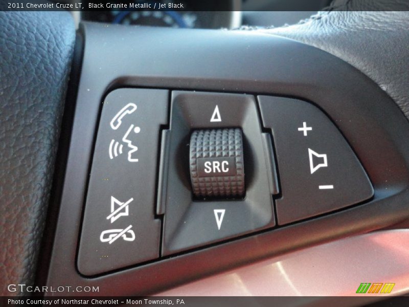 Black Granite Metallic / Jet Black 2011 Chevrolet Cruze LT