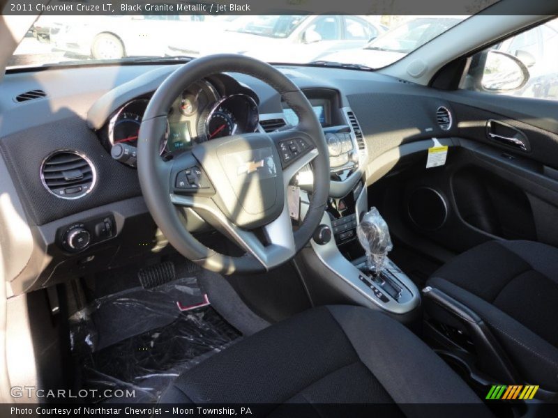 Black Granite Metallic / Jet Black 2011 Chevrolet Cruze LT