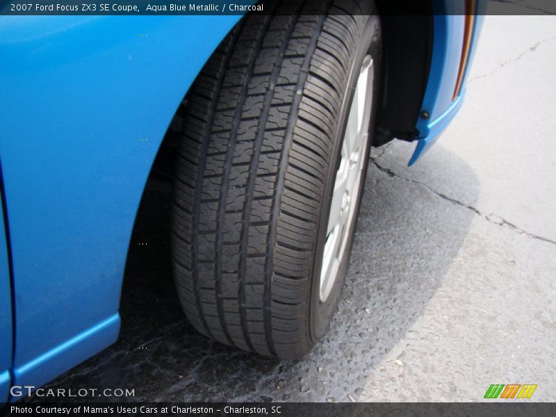Aqua Blue Metallic / Charcoal 2007 Ford Focus ZX3 SE Coupe