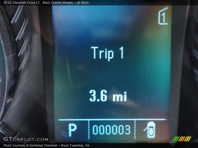 Black Granite Metallic / Jet Black 2011 Chevrolet Cruze LT