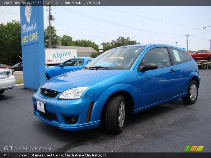  2007 Focus ZX3 SE Coupe Aqua Blue Metallic
