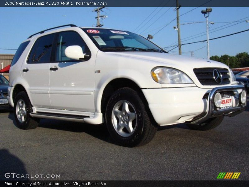 Polar White / Ash 2000 Mercedes-Benz ML 320 4Matic