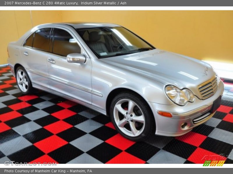 Iridium Silver Metallic / Ash 2007 Mercedes-Benz C 280 4Matic Luxury