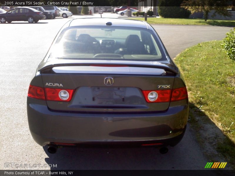 Carbon Gray Pearl / Ebony 2005 Acura TSX Sedan