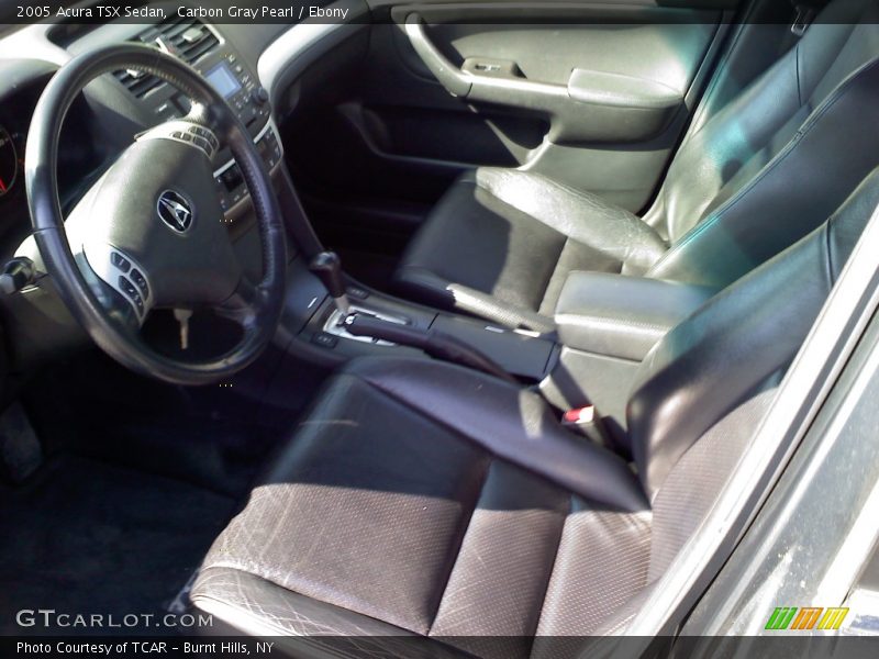 Carbon Gray Pearl / Ebony 2005 Acura TSX Sedan