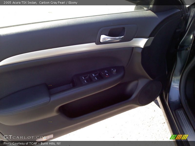 Carbon Gray Pearl / Ebony 2005 Acura TSX Sedan