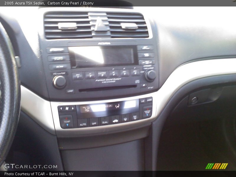Carbon Gray Pearl / Ebony 2005 Acura TSX Sedan