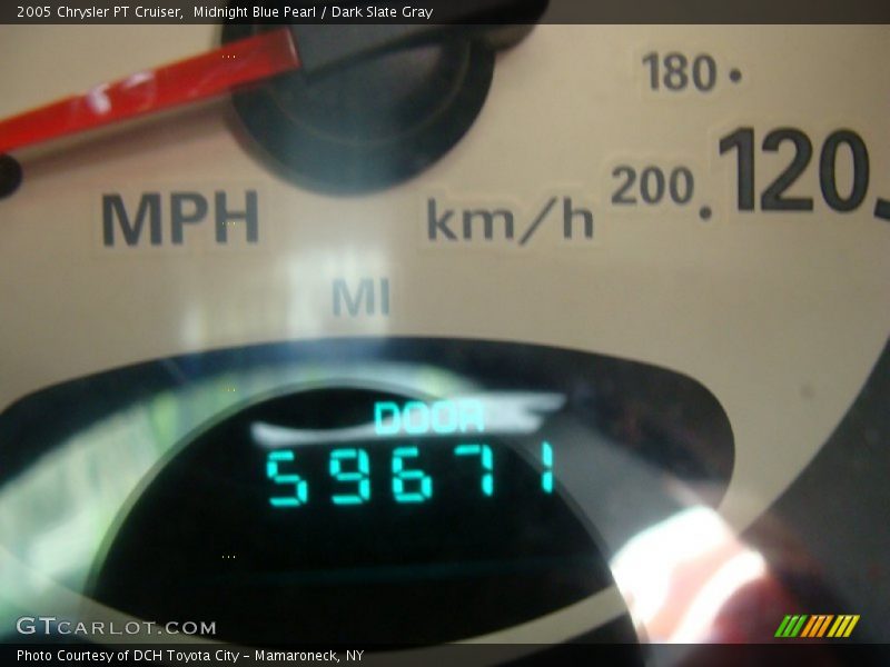 Midnight Blue Pearl / Dark Slate Gray 2005 Chrysler PT Cruiser